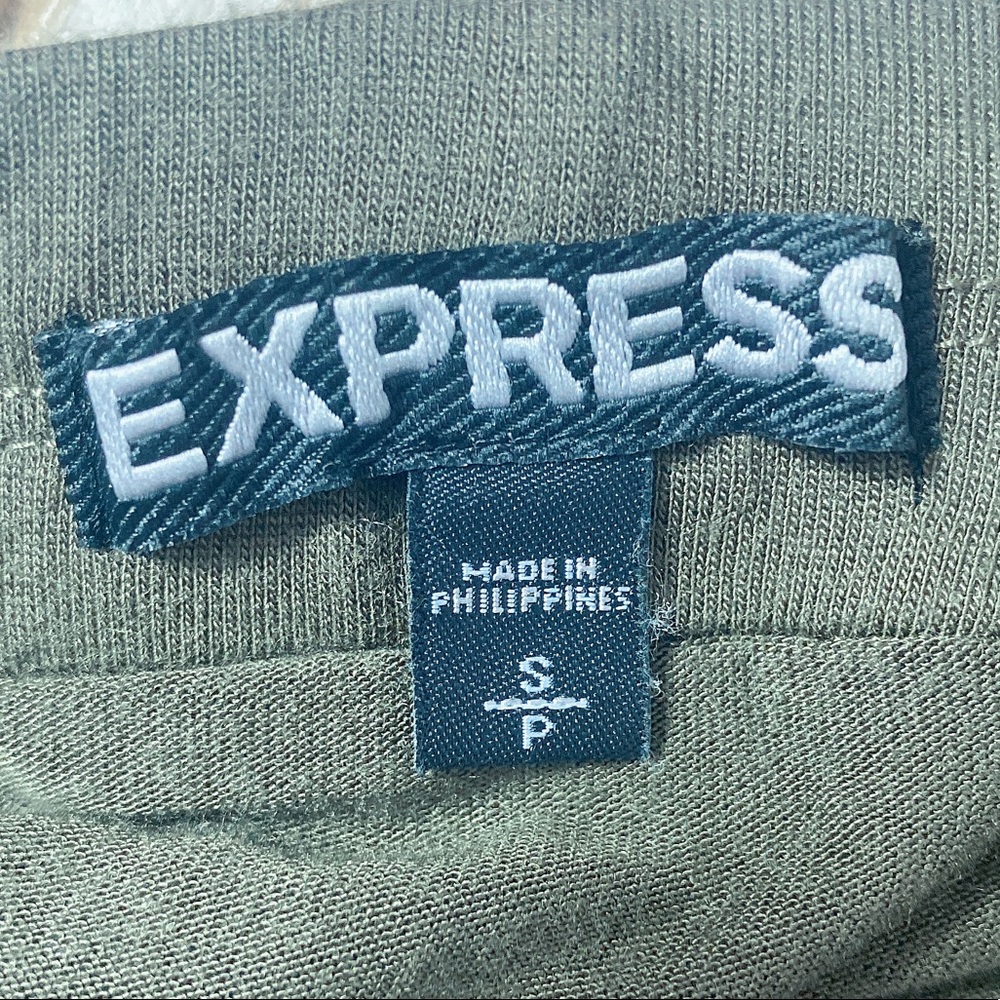 Express olive green asymmetrical skirt - Picture 6 of 8